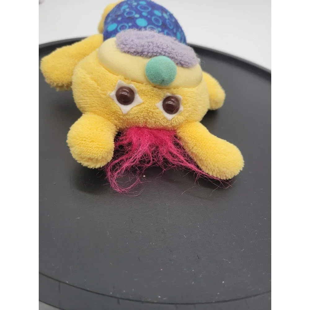 2010 Sing a Ma Jigs Plush Toy Fisher Price 10” Yellow W/ Blue Shirt Working